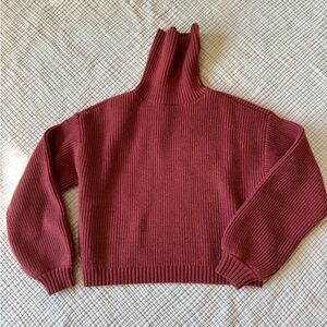 RVCA Burgundy Turtleneck